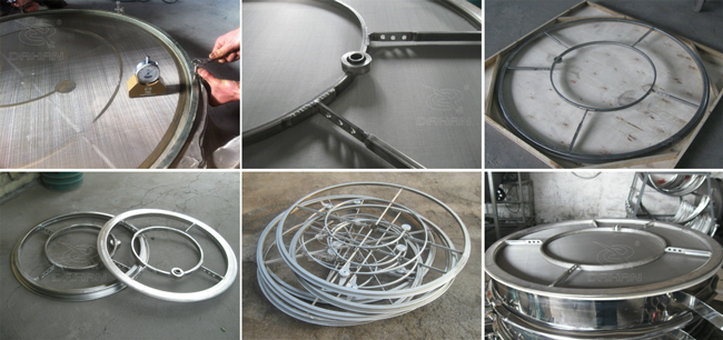 超聲波振動篩網架細節 超聲波振動篩網架細節